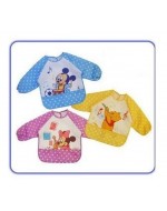 Cartoon Baby lunch Bibs with Sleeve/ waterproof clothes for meal